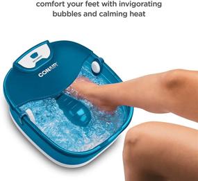 img 2 attached to 🔥 Enhanced Conair Heat Sense Pedicure Foot Spa: Massaging Foot Rollers, Soothing Bubbles, and Heat for Ultimate Relaxation