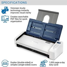 img 3 attached to 💼 Efficient Xerox Duplex Portable Document Scanner in Blue & White: Get Fast and Reliable Document Scanning Anywhere