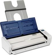 💼 efficient xerox duplex portable document scanner in blue & white: get fast and reliable document scanning anywhere logo