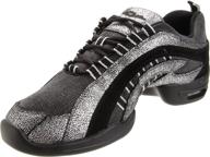 👟 stylish and versatile: sansha women's electron canvas-w shoes in black/silver (size 11, for 9 m us women / 6 m us men) логотип