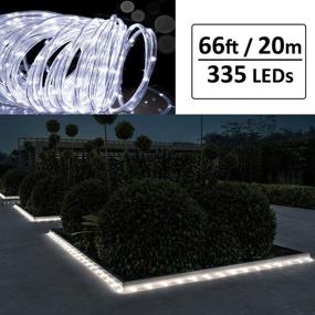 img 3 attached to 🌞 Enhance your Outdoor Décor with Solhice 66ft 335 LEDs Rope Lights - Waterproof, Dimmable, Remote Control, Timer - Ideal for Deck, Patio, Wedding, Bedroom Indoor Decor