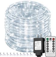 🌞 enhance your outdoor décor with solhice 66ft 335 leds rope lights - waterproof, dimmable, remote control, timer - ideal for deck, patio, wedding, bedroom indoor decor логотип