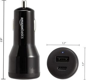 img 2 attached to ⚡ Amazon Basics USB-C Car Charger: Dual Port - 18W USB-C & 12W USB-A - Fast Charging on the Go!