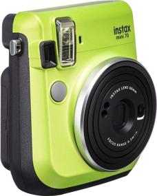 img 2 attached to Fujifilm Instax Mini 70 Instant Film Camera (Kiwi 📸 Green) with Instax Mini Rainbow Film Value Pack - 10 Images