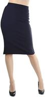 👗 tobeinstyle womens solid print pencil skirts: the ultimate women's clothing collection logo