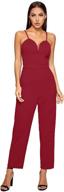 romwe sweetheart strapless stretchy jumpsuit: trendy women's clothing logo