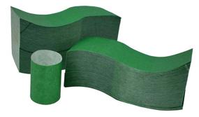 img 2 attached to 🍽️ 500 Pack Perfect Stix Napkin Band, 1.5" x 4.5", Hunter Green - High-Quality & Convenient!