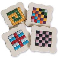 tiny tile coasters craft makes logo