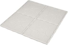 img 4 attached to 🐾 Enhance Your Cat's Litter Area with Van Ness Trackless Cat Litter Mat Tiles