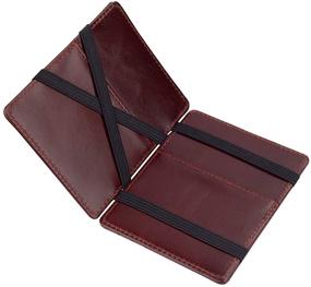 img 4 attached to ZhaoCo Genuine Leather Minimalist Wallet for Men - Optimal Men's Accessories for Style and Convenience