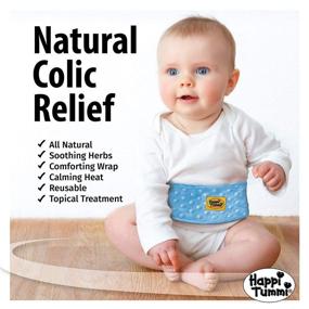 img 3 attached to 🌿 Happi Tummi Baby Gas Relief Belly Wrap - All Natural Herbal Aromatherapy Relief for Infants & Babies with Colic, Gas, and Upset Tummies by Eplhi