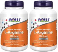 now foods l arginine 1000mg tablets logo