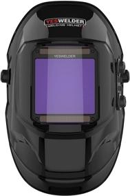 img 3 attached to 🔥 YESWELDER LYG-17800F: Large Viewing Screen Auto Darkening Welding Helmet for TIG MIG Arc Weld Grinding - True Color Solar Power, 4 Arc Sensor