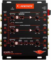 cadence acoustics cxr7: advanced 3-way electronic crossover with 7v line driver logo