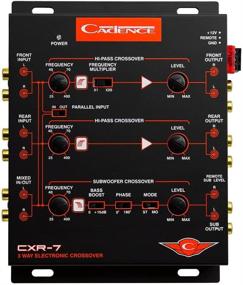 img 1 attached to Cadence Acoustics CXR7: Advanced 3-Way Electronic Crossover with 7V Line Driver