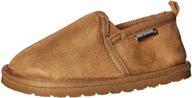 👞 comfortable and stylish chestnut little boys' shoes and slippers: northside stevens slipper logo