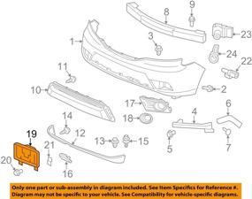 img 2 attached to Подлинная Honda 71180 SZA A00 Номерной знак