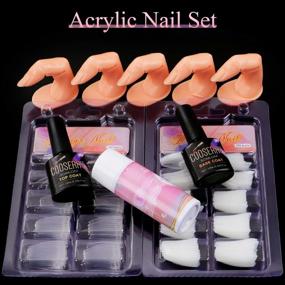 img 2 attached to 💅 Cooserry 115 In 1 Acrylic Nail Kit: 48 Colors of Glitter Acrylic Powder & Liquid Monomer Set, Professional Tools and Brushes for Acrylic Nail Starter