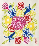 🌸 swedish treasures wet-it! dishcloth (flower bouquet) логотип