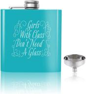 liquor flask matte funny leakproof logo