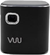 📽️ vuu ultra mini portable projector with wifi, bluetooth, smart tv remote, built-in speaker, tripod stand, usb, wall charger, and hmdi port logo