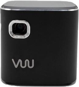 img 4 attached to 📽️ VUU Ultra Mini Portable Projector with WiFi, Bluetooth, Smart TV Remote, Built-in Speaker, Tripod Stand, USB, Wall Charger, and HMDI Port