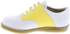 img 3 attached to FootMates Cheer 3 Lace-Up: Stylish and Supportive Shoes for Infants, Toddlers, and Little Kids