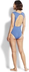 img 2 attached to Seafolly Womens Detail Active Marina