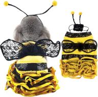 costume halloween pet bumblebee dress logo