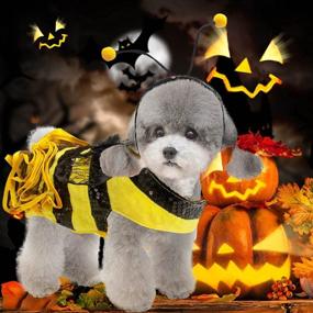 img 3 attached to Costume Halloween Pet Bumblebee Dress