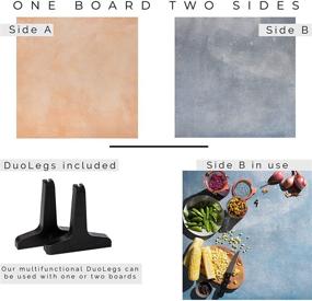 img 3 attached to Duo Board: Versatile Double-Sided Backdrop Board for Food & More