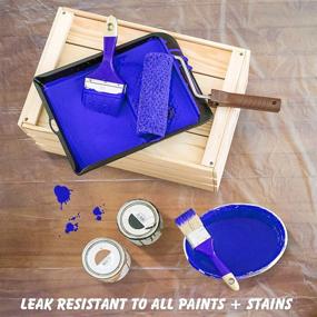 img 3 attached to Painter 9X12 Feet Waterproof Furniture Painting Painting Supplies & Wall Treatments