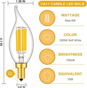 img 2 attached to CRLight Dimmable Chandelier Industrial Electrical and Lighting Components - Candelabra Equivalent