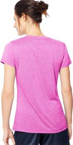 img 2 attached to Hanes Sport Women's Performance V-Neck Tee - Heathered Design