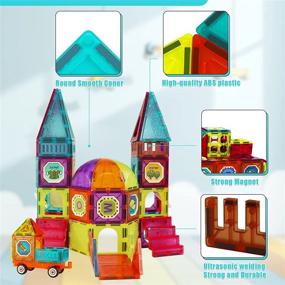 img 1 attached to Enhanced AvoKlan Magnetic Building Set: Boost Your Child's Educational Journey