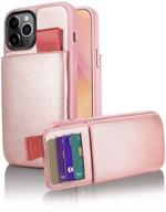 lameeku wallet case compatible with iphone 12 pro and design for iphone 12 logo
