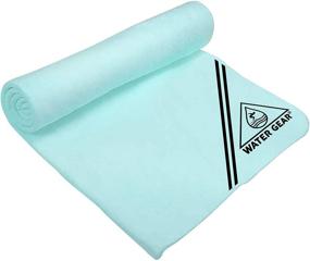 img 4 attached to Water Gear Chamois Towel Aqua Outdoor Recreation for Camping & Hiking