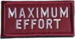 maximum military tactical embroidery c maximum logo