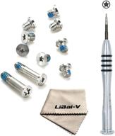 🔧 libai-v repair replacement screwdriver: compatible with macbook air 11" (a1370, a1465) and 13" (a1369, a1466), ideal tool kit for bottom case cover repair on notebooks, laptops, pcs, and computers логотип