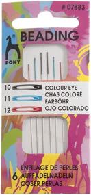 img 1 attached to 🧵 Enhance Your Beading Experience with Pony Size 10/12 Beading Colour-Coded Eye Needles