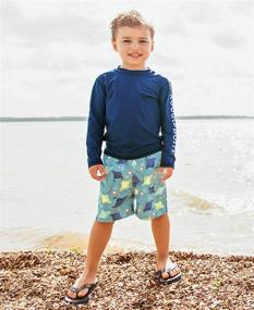 img 3 attached to 🩳 Swimwear: RuggedButts Baby Toddler Gingham Trunks for Boys' Clothing