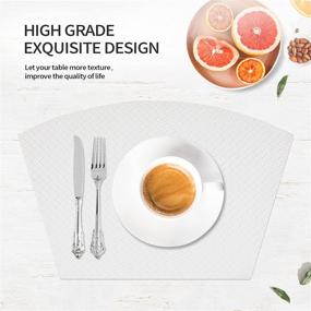 img 3 attached to 🍽️ Homaxy Heat-Resistant and Non-Slip Placemats