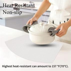 img 2 attached to 🍽️ Homaxy Heat-Resistant and Non-Slip Placemats