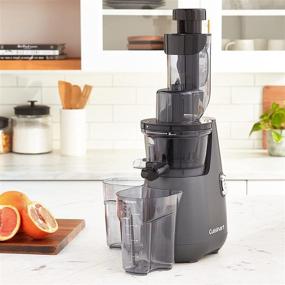 img 1 attached to Cuisinart CSJ-300 Easy Clean Slow Juicer: Convenient Silver/Black Appliance for Your Healthy Lifestyle