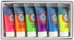 img 2 attached to Vibrant Neon Acrylic Paint Set: Unleash Your Creativity with Artist's Loft!