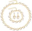 cecillia necklace earrings bracelet bridesmaids logo