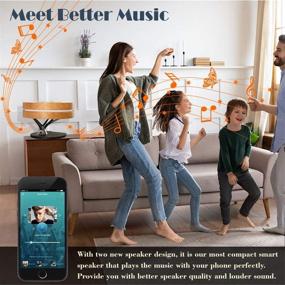 img 2 attached to 🛏️ Multi-Function Bedside Lamp with Touch Control, Dimmable Lighting, Bluetooth Speaker, Wireless Charger, Sleep Mode, Digital Clock - Ideal for Bedroom and Living Room Décor