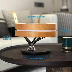 img 3 attached to 🛏️ Multi-Function Bedside Lamp with Touch Control, Dimmable Lighting, Bluetooth Speaker, Wireless Charger, Sleep Mode, Digital Clock - Ideal for Bedroom and Living Room Décor
