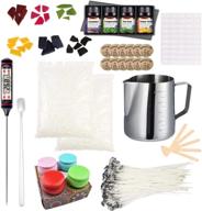 🕯️ ewonice candle making kit - complete supplies for beginners, including wax, pot, tins, wicks, and more logo