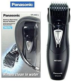 img 2 attached to Бритва Panasonic ER2403 ER2-40 для бороды - сухое и мокрое использование, работа от батареи, отличное качество, быстрая доставка по всему миру